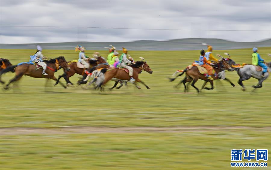 （体育）（6）藏北高原上的传统大跑赛马